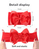 Doboi Baby Girl Headbands Colorful Ribbon Bows With Nylon Headbands