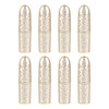 Auear Empty Lip Balm Lipstick Tubes Container Bullet Shape For Diy Gold 8 Pack