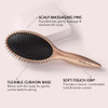 The Hair Edit Smooth And Polish Detangling Hair Brush Wet Or Dry Hair Gold