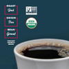 Laird Superfood Peruvian Dark Roast Coffee With Functional Mushrooms Certified Organic Peruvian Ground Coffee Beans Gluten Free Dairy Free