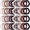Willbond 48 Pcs Small Satin Scrunchies Mini Silk Hair Tie For Women