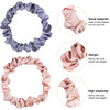 Willbond 48 Pcs Small Satin Scrunchies Mini Silk Hair Tie For Women
