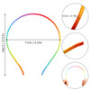 Willbond 24 Pcs Skinny Headbands For Women 5Mm Thin Satin Hair Bands