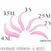 Lash Lift Pad Eyelash Perm Rods Soft Lash Perming Curler 5 Size S M M1 M2 L Tender Eyelash Perming Curler Shield Pads Fits Eyelids Easy To