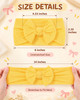 Jollybows 20Pcs Baby Headbands Baby Girls Bows Stretch Nylon Headbands