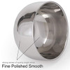 Akstore Men S Durable Shave Soap Cup Stainless Steel Heat Insulation Smooth Shaving Mug Bowl Medium