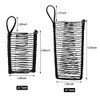 Willbond 4 Pcs Stretch Banana Clips Comb Black