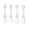 10 Pcs Transparent Acrylic Makeup Sticks Mud Mixing Tool Mask Spatula Diy Face Beauty Makeup Tool Portable Mask Stick Cosmetic Mask Spoon