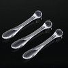 10 Pcs Transparent Acrylic Makeup Sticks Mud Mixing Tool Mask Spatula Diy Face Beauty Makeup Tool Portable Mask Stick Cosmetic Mask Spoon