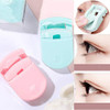 2 Pieces Mini Portable Lash Curlers Travel Eyelash Curlers With Replacement Pads Fits All Eye Shapes No Pinching Or Pulling Pink Green