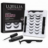 Luxillia Magnetic Eyelashes With Applicator Kit 7 Pairs Natural Lashes