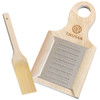 Tikusan Japanese Wooden Wasabi Grater Wasabi Oroshi For Ginger And Garlic With Bamboo Brush Made In Japan