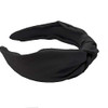 Etercycle Headband For Women Knotted Wide Headband Yoga Hair Band Fashion Elastic Hair Accessories For Women Black