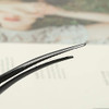 Conofa 6 Pack Duckbill Hair Clips With Teeth Metal Silvery Alligator Curl Clips Crocodile Accessories Hairpins Chic Styling Claw Black