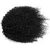 Short Afro Kinky Curly Ponytail Hair Piece For African American Ponytail Extension Synthetic Afro Kinky Curly Ponytail For Women Black 1B