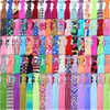 Syhood 200 Pcs Elastic Ribbon Hair Ties Bulk No Crease For Women