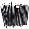 Makeup Brushes Zhiye Make Up Brush Set 20 Pcs Professional Face Eyeliner For Foundation Blush Concealer Eyeshadow With Travel Black
