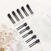 Choicbaby 120Pcs Double Prong Curl Clips 1.8 Stainless Steel Hair Clips For Hair Bow Great Pin Curl Clip Hair Salon Barber Black 1.8 Inches