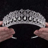 Crown Guide Crystal Rhinestone Queen Bride Tiara Crown For Women Girls Headdress Vintage Bridal Birthday Prom Wedding Tiaras And Crowns Hair