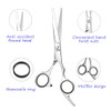 Essoy Professional Hair Cutting Scissors Shears 6.5 Inches Stainless Steel Haircut Scissor With Fine Adjustment Screw For Home Salon Barber