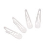 Dofash 5Cm 2In White Snap Hair Clips Metal Hair Grips Hair Accessories For Women 12Pcs White