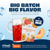 Hteao Peach And Hibiscus Iced Tea Bags Makes 8 Gallons Texas Style