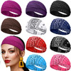 Willbond 10 Pcs Wide Bandana Headbands For Women Stretch Knotted Hair Wrap