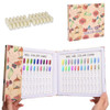 120 Colors Nail Display Book Nail Gel Polish Swatch Book 120 Nail Tips