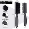 Patelai 12 Pcs Nail Clipper Brush For Barber Fade Black