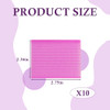 10 Pcs Hair Volume Hair Pad Bangs Patch Hair Styling Clips For Sectioning And Lifting Reusable Hair Accessories For Women And Men Black Pink