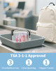 Wandf Tsa Approved Toiletry Bag 2 Pack Clear Makeup Bag