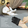 Evridwear Men Moisturizing Cotton Gloves With Touchscreen Fingertips For Eczema Beauty Cosmetic Dry Hands Sensitive Irritated Skin Therapy