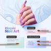 Beetles Gel Polish Nail Art Brushes 6 Pcs Fingernail Art Design Pens