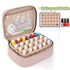 Yarwo Nail Polish Organizer Case For 24 Bottles 15Ml 0.5 Fl.Oz And Nail Kits
