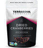 Terrasoul Superfoods Organic Dried Cranberries 16 Oz Apple Juice Sweetened