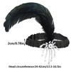 Tongcloud 12Pcs 1920S Flapper Headband Costume Flapper Headpiece For Women Black Feather Headband Great Gatsby 1920S Hair Accessory Vintage