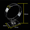 Lasenersm 2 Pieces Clear Acrylic Headband Display Stand Single Headband Holder Hairband Display Stand Hair Hoop Holder Acrylic Headband