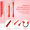 Willbond 48 Pcs Perm Rods For Short Hair 0.2 Inch Red