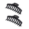 2 Pack Big Hair Claw Clips Nonslip Large Claw Clip For Women And Girls Hair Strong Hold Grips Hair Accessories 4 Inch Black