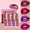 Sumeitang 4 Color Liquid Glitter Lipstick Set Diamond Sparkle Glosses Popular Shimmer Shades Matte To Glitter Finish Long Lasting And