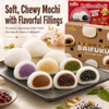 Japanese Mochi 8 Variety Pack Boba Milk Tea Taro Sesame Hamimelon Lychee Green Tea Peanut And Red Bean In Fusion Select Gift Box
