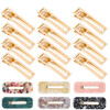 Gukasxi 30Pcs Alligator Hair Clips Barrettes Metal Hollow Hair Clip For Silicone Mold Making Pearl Acrylic Resin Hair Pin Hairbow Hairpins