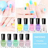 Tophany Non Toxic Nail Polish Set 20 Bottles X 5 Ml Peel Off Quick Dry