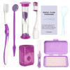 Ceonam Braces Cleaning Kit For Teeth Portable Orthodontic Toothbrush Kit Oral Care Dental Travel Kit Interdental Brush Dental Wax Dental