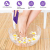 Tailpa 40 Pcs Pumice Stone For Feet Foot Scrubber Sponge Purple
