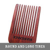 Manejack Beard Pick For Men Wooden Comb Afro Hair Lift Combs