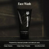 Black Wolf Salicylic Acid Acne Face Wash For Men Charcoal Facial Cleanser