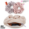Lokistashed 3 Pack Suede Hair Tie Scrunchies For Vsco Girls And Women The Original Hidden Pocket Scrunchie With Zipper Pocket Storage