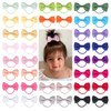 Baby Hair Ties With Bows For Toddler Girls 2 Inch Elastic Ponytail Holders