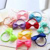 Baby Hair Ties With Bows For Toddler Girls 2 Inch Elastic Ponytail Holders